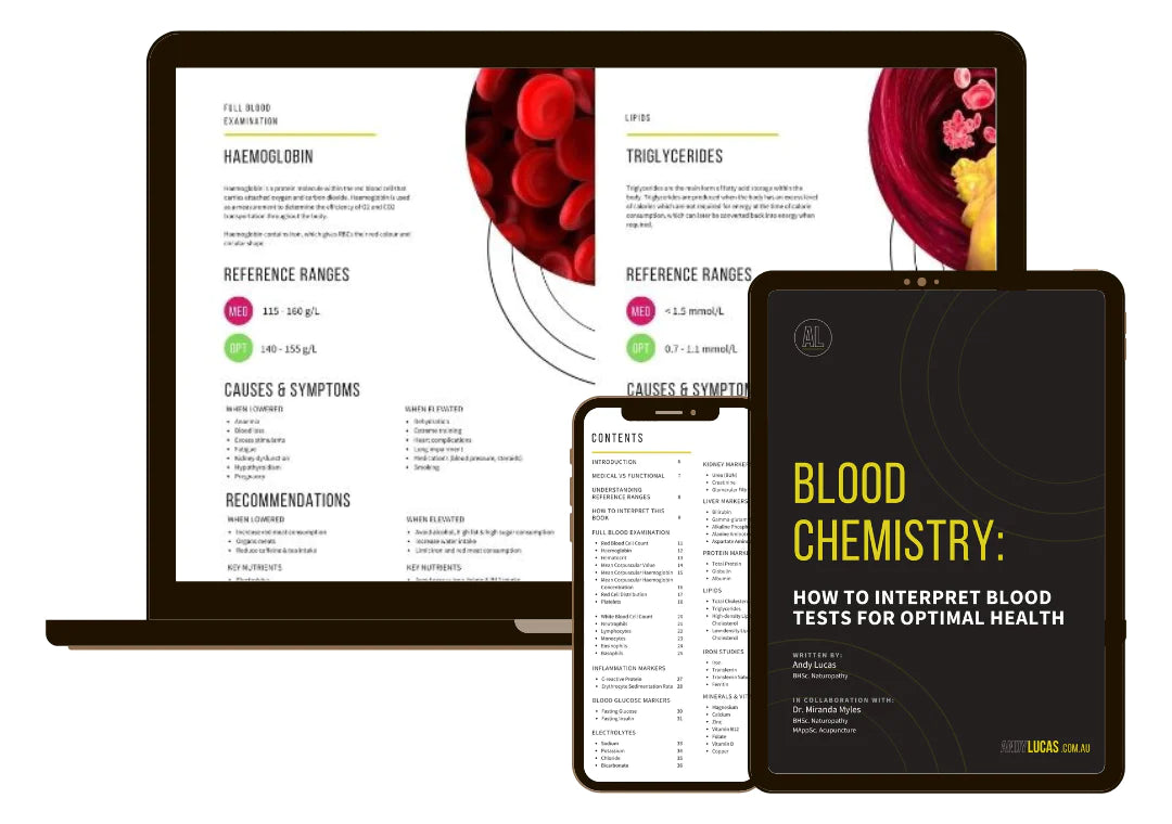 Blood Chemistry: How to Interpret Blood Tests for Optimal Health (Hard Copy)