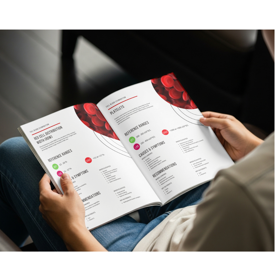 Blood Chemistry: How to Interpret Blood Tests for Optimal Health (Hard Copy)