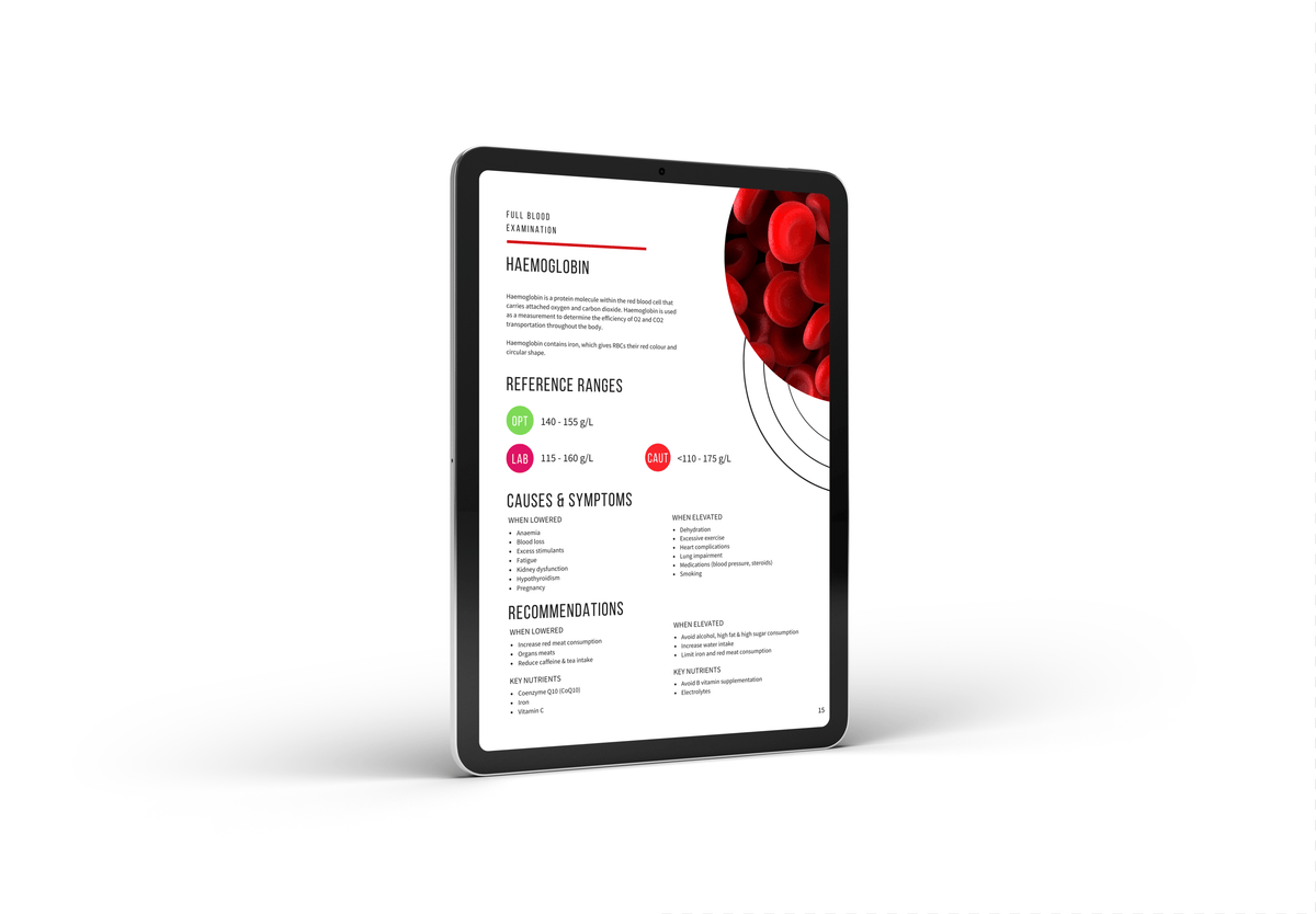 Blood Chemistry: How to Interpret Blood Tests for Optimal Health (eBook)